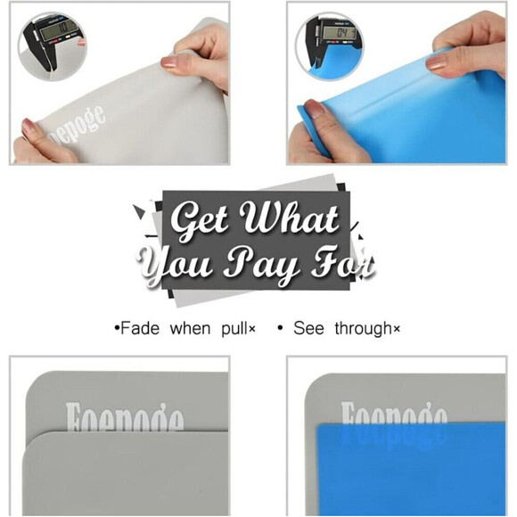 31.5" X 23.6" Extra Large Silicone Mat for Resin Casting, Crafts and Epoxy, Nons - Picture 4 of 6